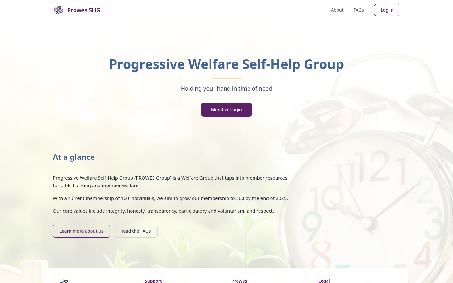 Prowes website designed and developed by Tamaduni